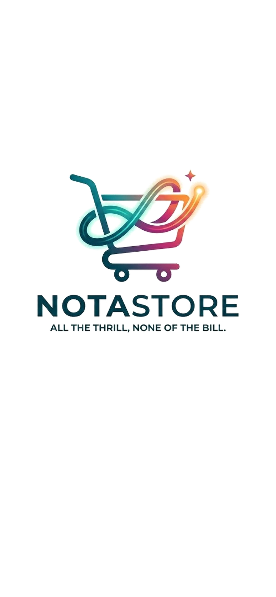 NotAStore app launch screen